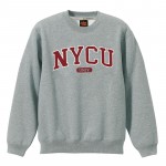 NYCU經典款美式大學T_麻花灰
